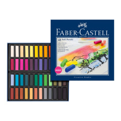 Faber-Castell Creative Studio Mini - Pastello - pastello chiaro - colori assortiti (pacchetto di 48)