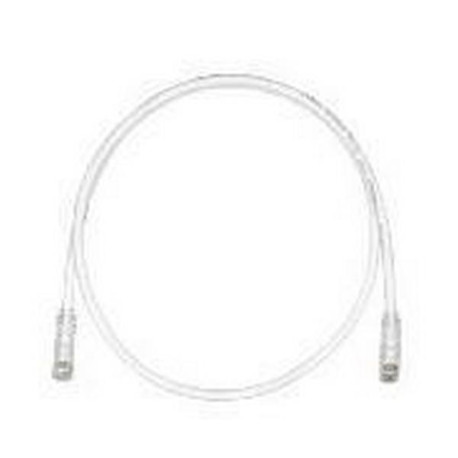 PATCH CORD U/UTP CAT.6 4X2X24AWG CONDUTTORE A TREFOLO GUAINA PVC COLORE BIANCO 2M