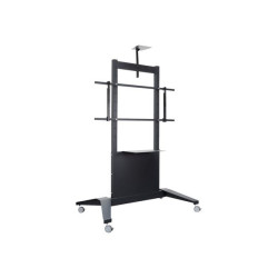 ITB Solution TROLLEY XXL - Carrello - per display LCD / sistema di videoconferenza - acciaio - nero - dimensione schermo: 55"-1