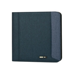 Portablocco Dual - tessuto - grigio scuro/grigio - A4 - City Time