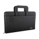 Portablocco Flap - con manici - tessuto - nero - A4 - City Time
