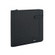 Portablocco Flap - tessuto - nero - A4 - City Time