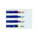 Portamine Mars Micro blu 0.7 mm impugnatura in caucciù clip pulsantino e puntale in metallo gommino e mine HB