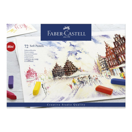 Faber-Castell Mini - Pastello - colori pastello assortiti (pacchetto di 72)