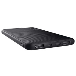 Powerbank Primo - ultrasottile - da 10.000 mAh - nero - Trust
