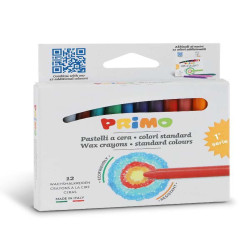 Primo CF12 PASTELLI A CERA D 9 X 85MM ASS