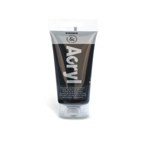 Primo TEMPERA TUBO ACRILICO COL.NERO75ML