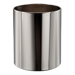 Cestino gettacarte Getsi - diametro 23 cm - H 28 cm - 12,5 L - inox brillante - Medial