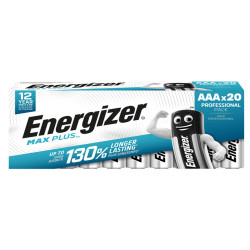 Pila ministilo AAA - 1,5V - Max Plus alcalina - Energizer - astuccio 20 pezzi