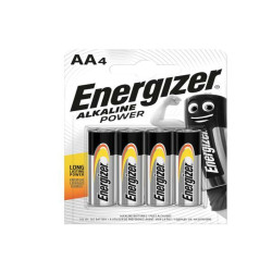 PILE E TORCE ELETTRICHE - ENERGIZER - CF4 ALK POWER AA CHP4