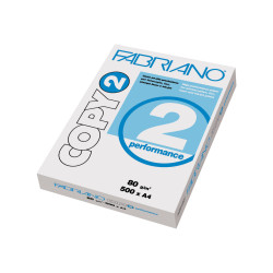 Fabriano COPY 2 performance - Bianco - A4 (210 x 297 mm) - 80 g/m² - 500 fogli carta comune (pacchetto di 5)