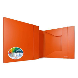 Plastibor GARDA 40 Cartelletta a 3 Lembi con elastico Arancione