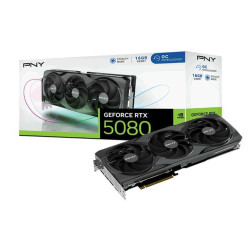 PNY GeForce RTX 5080 Overclocked Triple Fan GPU