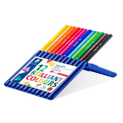 Matite colorate Ergosoft - triangolari - colori assortiti - Staedtler - astuccio 12 pezzi