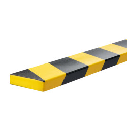 Profilo paracolpi S18 - per superfici - giallo/nero - Durable