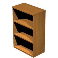 Mobile Easy - medio a giorno - 80x35x120 cm - noce chiaro - Artexport