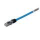 Panduit Patch SFTP Cat.6A LSHF Blu 3 Metri