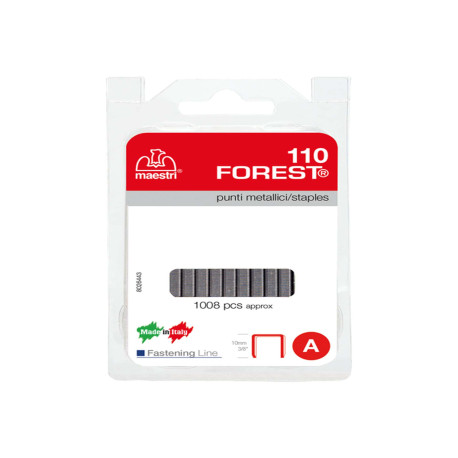 Punti metallici - 110 - 10 mm - metallo - Romeo Maestri - conf. 1008 punti