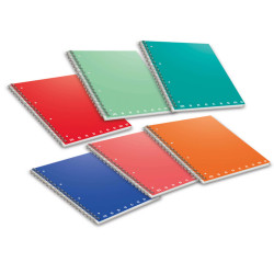 Quaderno Monocromo - A5 - 70 fogli - 80 gr - s/fori - spiralato - 4 mm - Pigna