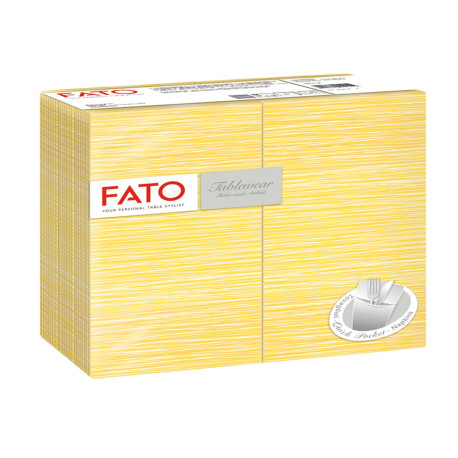 Quick pocket linea Millerighe - 40 x 40 cm - mimosa - Fato - conf. 40 pezzi