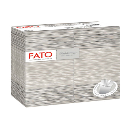 Quick pocket linea Millerighe - 40 x 40 cm - polvere - Fato - conf. 40 pezzi