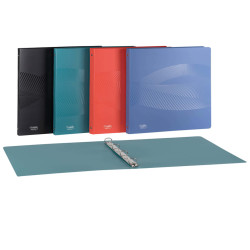 Raccoglitore Osmose Recyc - 22 x 30 cm - 4 anelli tondi 30 mm - PP - 5 colori assortiti - Favorit