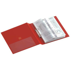 Raccoglitore Stelvio a 4 anelli R - blu - diametro anelli 25 mm 22x30 cm