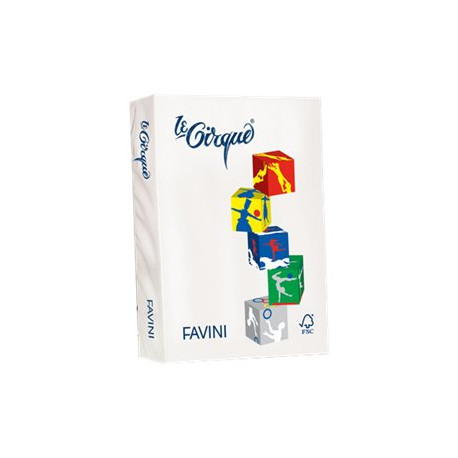 FAVINI HOME-OFFICE BASIC Le Cirque Bianco - Bianco - A4 (210 x 297 mm) - 200 g/m² - 100 fogli carta comune