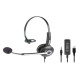 Renova C J M - Cuffia Business mono aurale con mic. combo USB-C e Jack
