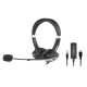 Renova C J S - Cuffia Business bi-aurale con mic. combo USB-C e Jack