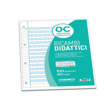 RICAMBI DIDATTICI A4 0C 40FF 100GR