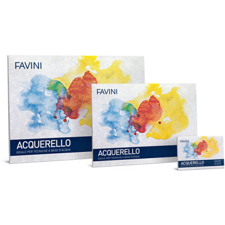 Album Acquerello - 35 x 50 cm - 340 gr - 10 fogli - Favini