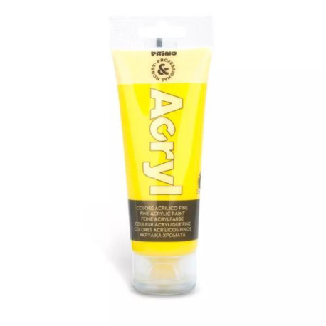 Primo TEMPERA TUBO ACRILICO COL.GIALLO 75ML
