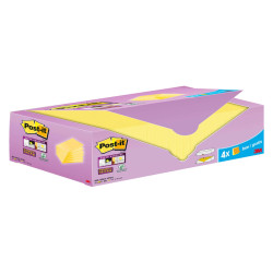 Blocco foglietti Post-it Super Sticky - 655-SSCY-VP24 - 76  x 127 mm - giallo Canary - 90 fogli - Post-it - conf. 24 blocchi