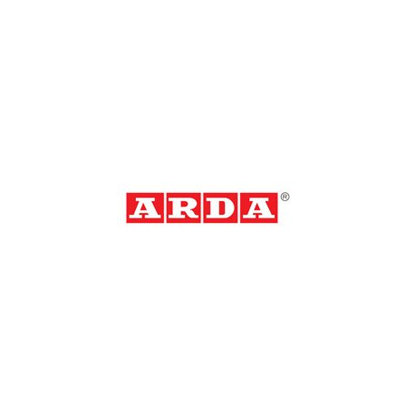 ARDA Aluminium Profil - Righello - 50 cm - alluminio anodizzato