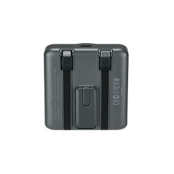 Rivacase Battery Bank 10.000 mAh Magsafe Qi 15W + Apple Watch charger + Cavi integrati Grigio