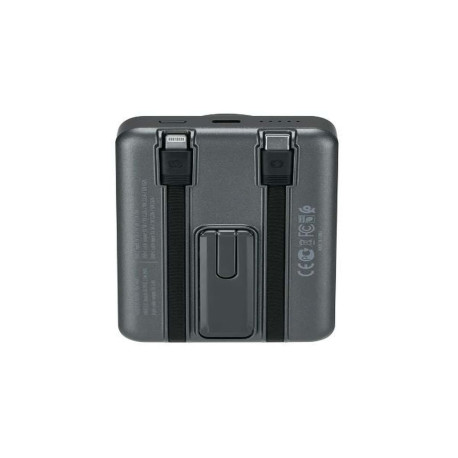 Rivacase Battery Bank 10.000 mAh Magsafe Qi 15W + Apple Watch charger + Cavi integrati Grigio