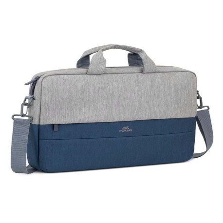 Rivacase Borsa Antifurto per Notebook da 15.6 - Grigio Nero