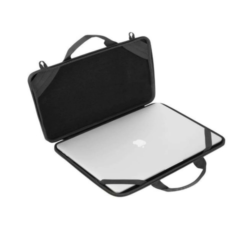 Rivacase Borsa Antishock rigida per Laptop 14 e MacBook Air 13-15 Nero 5130 black hardshell MacBook Air 15 and Laptop 14' case