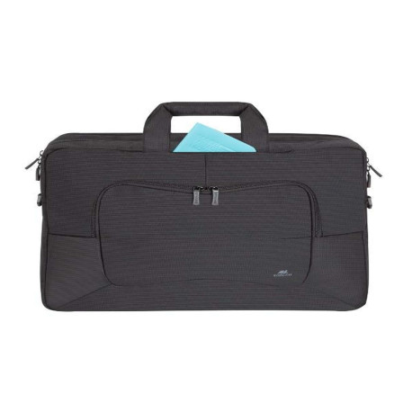 Rivacase Borsa ECO da viaggio per Laptop 17,3' con cinghia trolley Nero