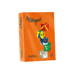 FAVINI Le Cirque forti - Arancione tropici - A3 (297 x 420 mm) - 160 g/m² - 250 fogli carta colorata