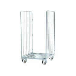 Roll container - 2 sponde laterali - con cinghia - 70 x 80 x 179 cm - Tecnotelai