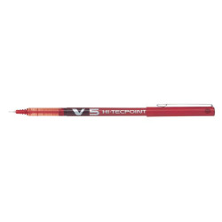 Roller V5 rosso punta 0 5 tratto 0 3 mm (conf.12)
