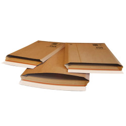 Sacchetti e-commerce pack - 18,5 x 27 x 5 cm - cartone microonda - avana - Blasetti - conf. 25 pezzi