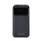 Rivacase Battery Bank (20000 mAh) 22,5W fast charger con 3 cavi integrati ( di cui type C ed Usb con funzione ricarica ) Nera