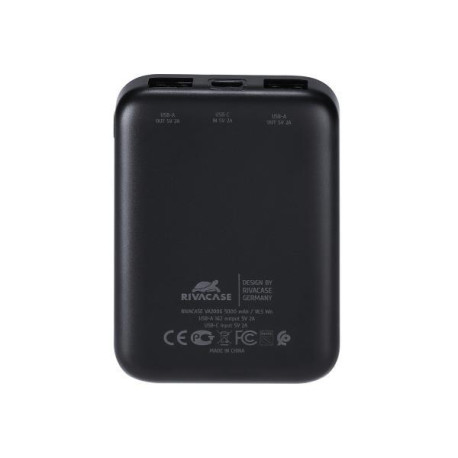 Rivacase Battery Bank 5000 mAh ENG power bank - Nera