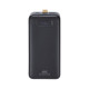 Rivacase Battery Bank con LCD 30.000 mAh PD 65W per Laptop Nera