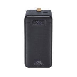 Rivacase Battery Bank con LCD 40.000 mAh PD 65W per Laptop - Nera