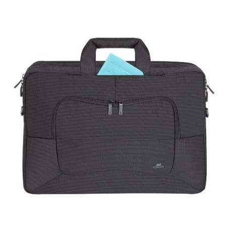 Rivacase Borsa ECO da viaggio per Laptop 17,3' con cinghia trolley Nero