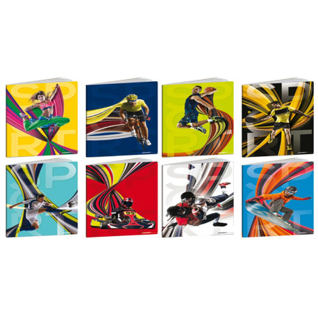 Maxiquaderno Sport  - A4 - 4 mm - c/margine - 20+1 fogli - 80 gr - Blasetti